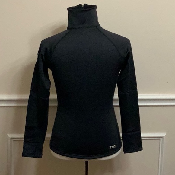 Spyder BANDITA 1/2 ZIP FLEECE top - Black - Picture 3 of 16